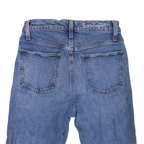 Favorite Daughter Jeans The Vivi High Rise Long Straight in the wash Iris - Picture 7 of 11